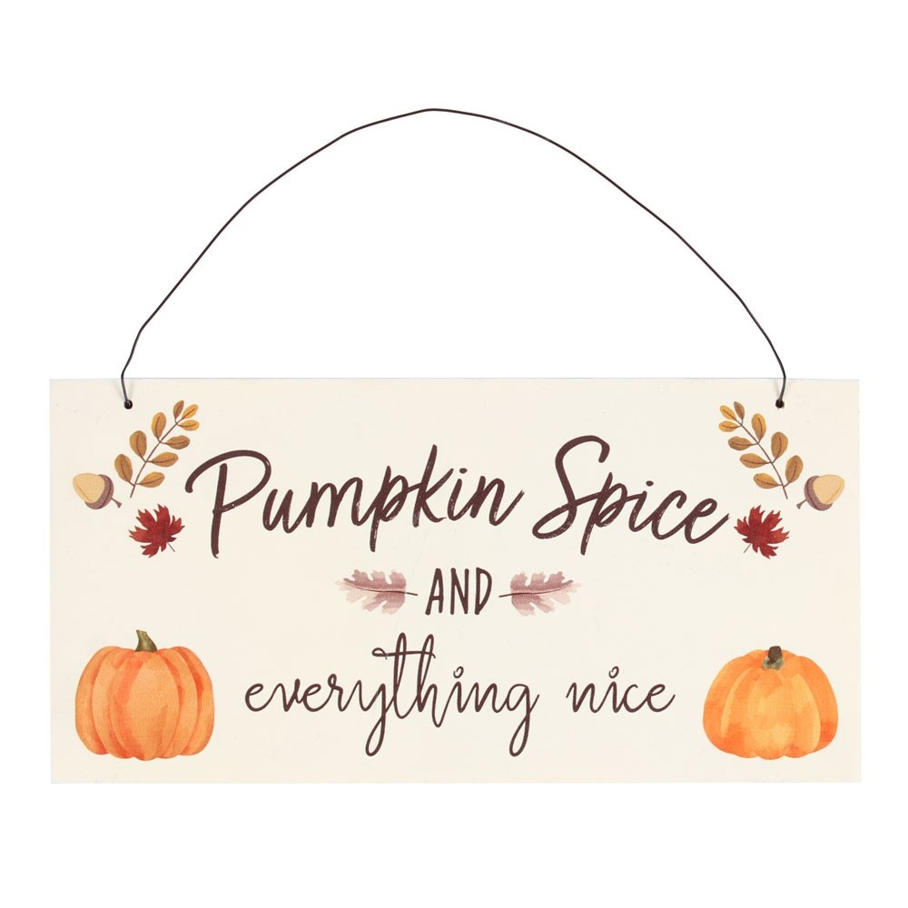 Something Different - 20cm Pumpkin Spice Signe décoratif - Multicolore
